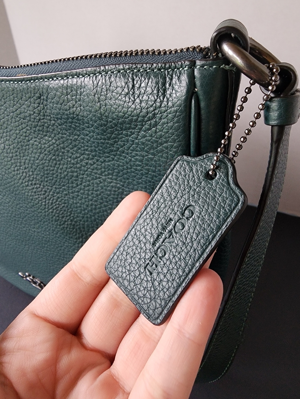 Coach Ellie File Crossbody Bag, Forest Green, EUC, 2021, $350 MSRP - Picture 3 of 10